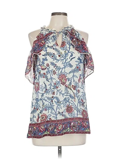 Pre-owned Point Sur Sleeveless Blouse In Blue
