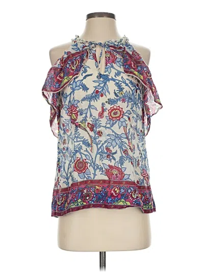 Pre-owned Point Sur Sleeveless Blouse In Blue