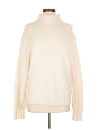 Pre-owned Point Sur Turtleneck Sweater In White