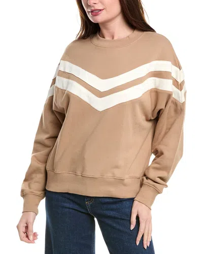 Point Varsity Pullover In Brown