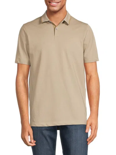 Point Zero By Maurice Benisti Men's Solid Piqué Polo In Dune