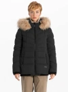 Point Zero Chevron Quilting Bomber In Black