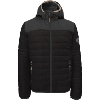 Point Zero Color Block Ultralight Jacket In Black