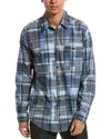 POINT ZERO POINT ZERO LIGHT BRUSH FLANNEL SHIRT