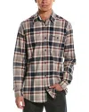 Point Zero Light Brush Flannel Shirt In Blue