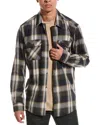 Point Zero Light Brush Flannel Shirt In Green