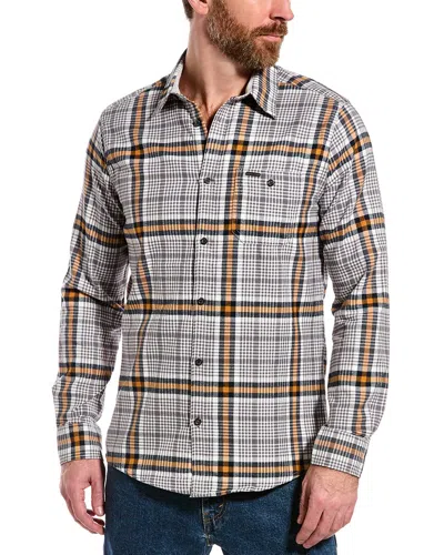 Point Zero Light Brush Flannel Shirt In Grey