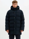 Point Zero Long Puffer In Navy