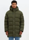 Point Zero Long Puffer In Olive
