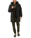 Point Zero Levi Water-resistant Packable Hooded Puffer Coat In Black