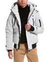 Point Zero Mpro Coated Bomber Jacket In Grey
