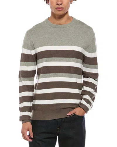 Point Zero Semi Fit Crewneck Sweater In Blue