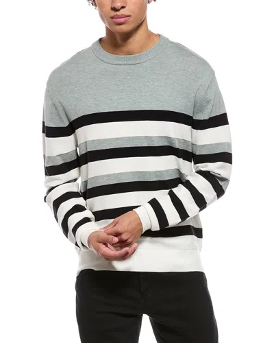 Point Zero Semi Fit Crewneck Sweater In Gray