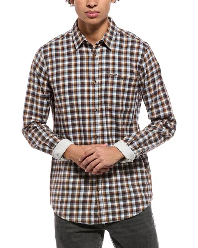 Point Zero Semi Fit Shirt In Brown