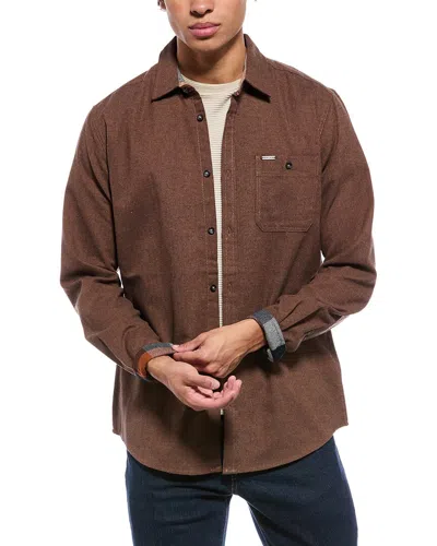 Point Zero Semi Fit Shirt In Brown