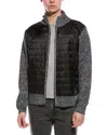 Point Zero Semi Fit Sweater Jacket In Gray