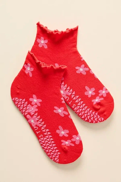 Pointe Studio Bloom Quarter Grip Socks