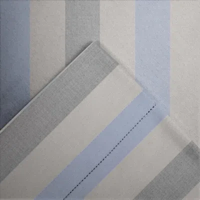 Pointehaven 175 Gsm Cotton Heavy Weight Flannel Printed Breathable Pillow Cases In Savannah Stripe