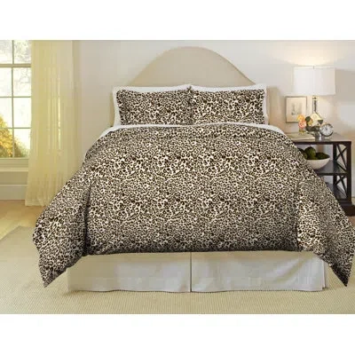 Pointehaven 180 Gsm Cotton Flannel Safari Duvet Set