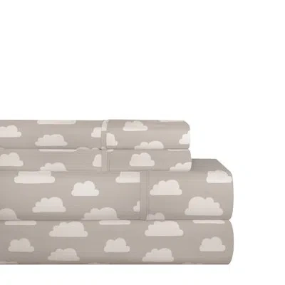 Pointehaven 200 Thread Count 100% Cotton Sheet Set In Gray