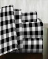 Pointehaven Buffalo Plaid Superior Weight Cotton Flannel Sheet Set In Milton