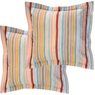 Pointehaven Colbye Square Cotton Pillow Cover