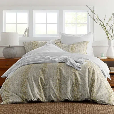 Pointehaven Digital Print Modern Snake Reversible Duvet Cover Set