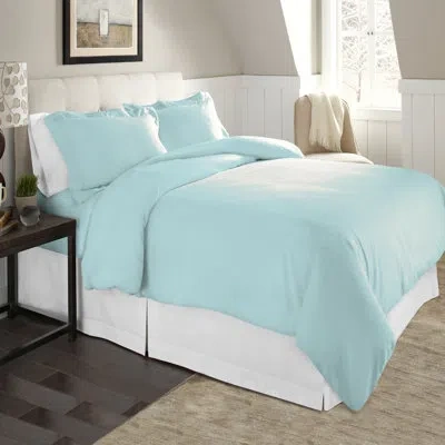 Pointehaven Duvet Cover Set In Aqua