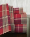 Pointehaven Piedmont Plaid Superior Weight Cotton Flannel Sheet Set In Pidmnt Pla