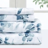 Pointehaven Sheet Set, 1 Polyester Microfiber,deep Pockets,soft In Blue;white