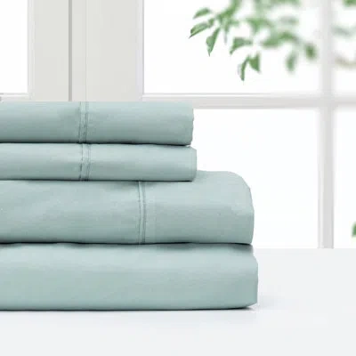 Pointehaven Sheet Set, 1 Polyester Microfiber,deep Pockets,soft In Sage