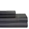 Pointehaven Solid 400 Thread Count Cotton Sateen 4-pc. Sheet Sets, King In Grey