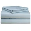 Pointehaven Solid Extra Deep 500 Thread Count Sateen 4-pc. Sheet Set, Queen In Blue