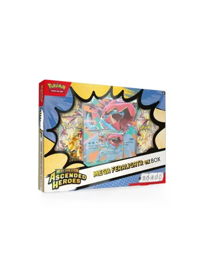 Pokémon Ascended Heroes Mega Feraligatr Ex Box In Blue