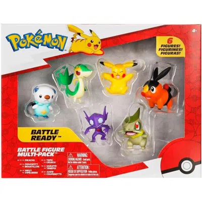 Pokémon Battle Figure 6 Pack With Pikachu, Sableye, Axew And More In Multi