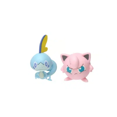 Pokémon Battle Figures Sobble + Jigglypuff Pink In Multi