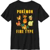 Pokémon Boy's Pokemon Generations Fire Type Graphic T-shirt In Multi