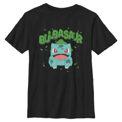 Pokémon Kids' Boy's Pokemon Pikachu Electric Pose Graphic T-shirt In Black