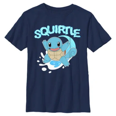 Pokémon Kids' Boy's Pokemon Pikachu Electric Pose Graphic T-shirt In Blue