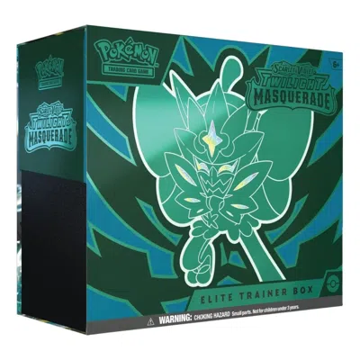 Pokémon Pokemon Card Eng. 2024 Pokemon Sv06: Twilight Masquerade Elite Trainer Box In Gold