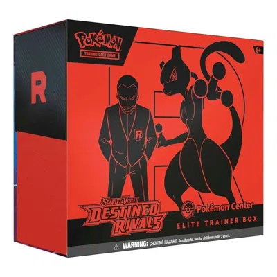 Pokémon Pokemon Card Eng. 2025 Pokemon: Destined Rivals Pokemon Center Exclusive Elite Trainer Box In Orange