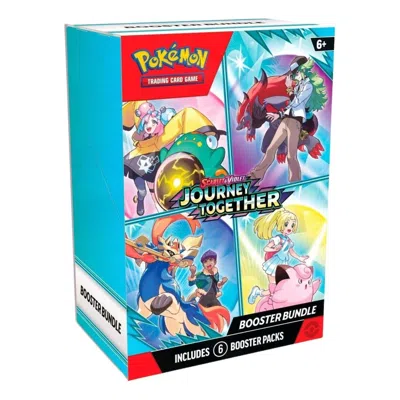 Pokémon Pokemon Card Eng. 2025 Pokemon: Journey Together Booster Bundle Box In Pink