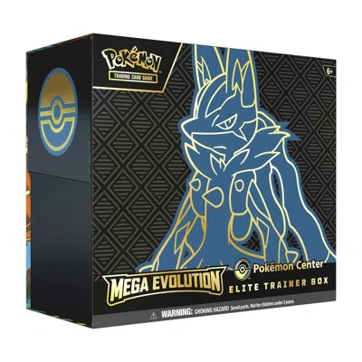 Pokémon Pokemon Card Eng. 2025 Pokemon Me01: Mega Evolution Pokemon Center Exclusive Elite Trainer Box 'mega In Purple
