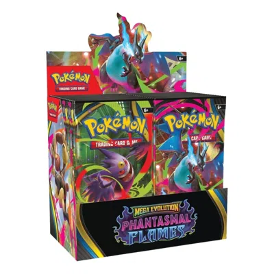 Pokémon Pokemon Card Eng. 2025 Pokemon Me02: Phantasmal Flames Booster Box In Multi