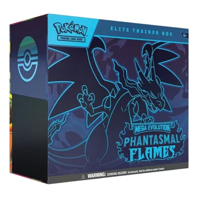 Pokémon Pokemon Card Eng. 2025 Pokemon Me02: Phantasmal Flames Elite Trainer Box In Orange