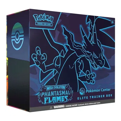 Pokémon Pokemon Card Eng. 2025 Pokemon Me02: Phantasmal Flames Pokemon Center Exclusive Elite Trainer Box In Multi