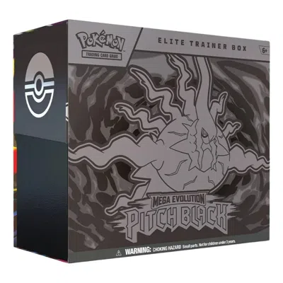 Pokémon Pokemon Card Eng. 2026 Mega Evolution Pitch Black Elite Trainer Box In Multi-color