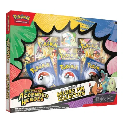 Pokémon Pokemon Card Eng. 2026 Pokemon Me: Ascended Heroes First Partners Deluxe Pin Collection Box In Orange