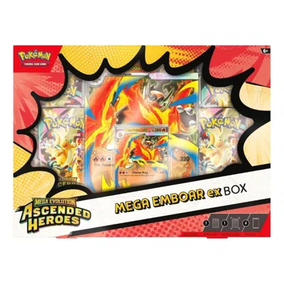 Pokémon Pokemon Card Eng. 2026 Pokemon Me: Ascended Heroes Mega Emboar Ex Box In Multi-color