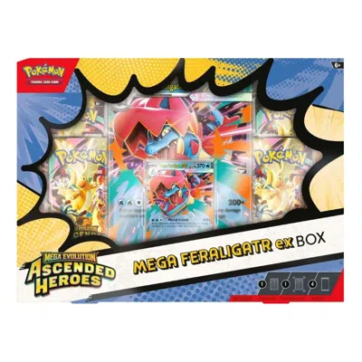 Pokémon Pokemon Card Eng. 2026 Pokemon Me: Ascended Heroes Mega Feraligatr Ex Box In Multi-color